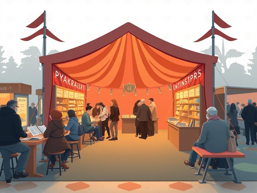 Книжная ярмарка: визуальная навигация и зоны отдыха