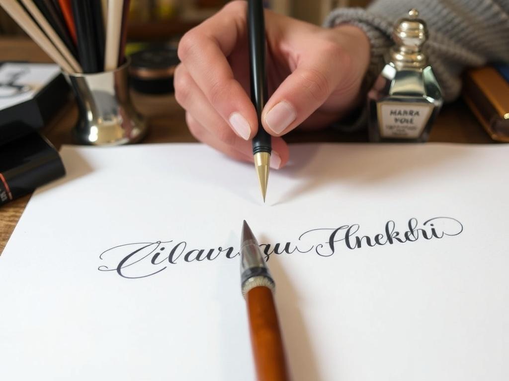 Мастер‑класс по каллиграфии: эстетика письменного стола