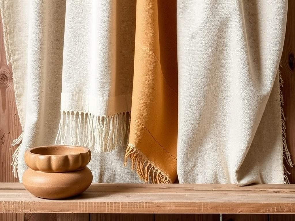 Текстиль в стиле рустик: натуральность и простота