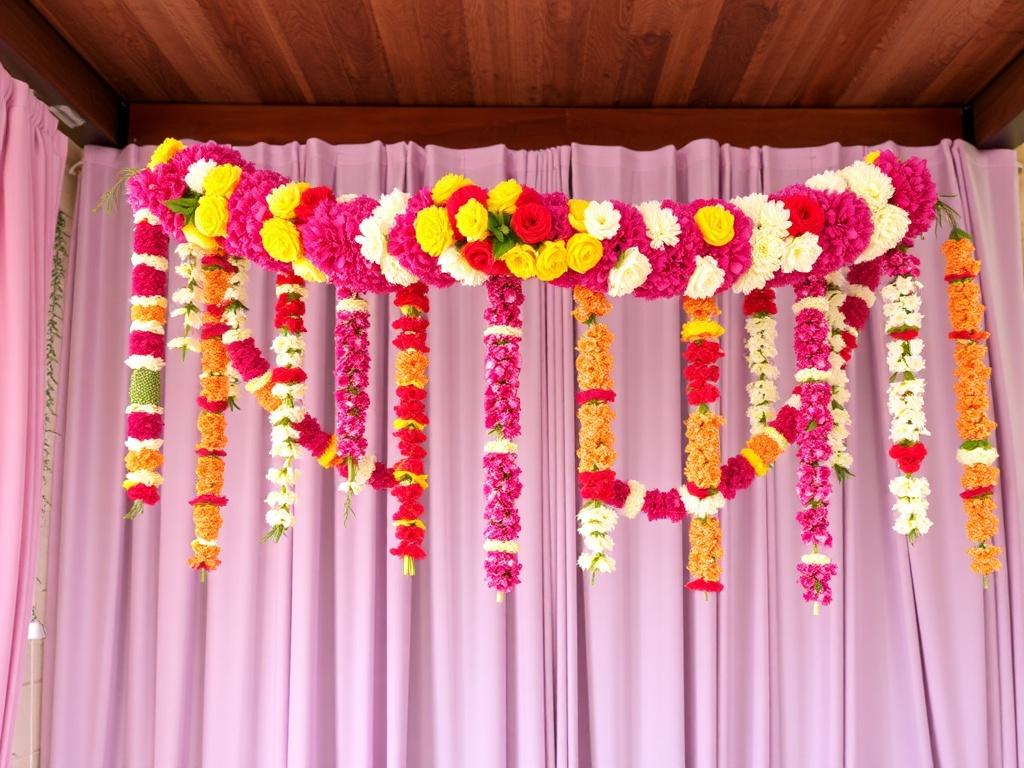 Цветочные гирлянды: украшение для любого праздника