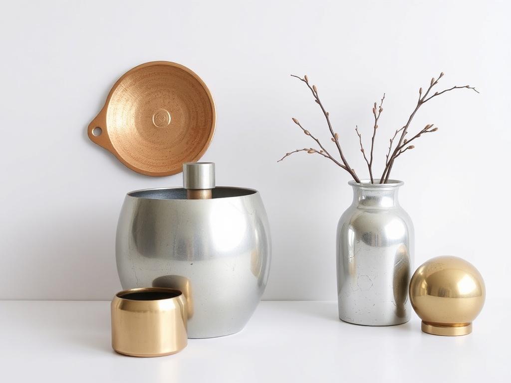 Металлические акценты: латунь, медь, серебро — как золото-бюджетный блеск меняет интерьер и стиль