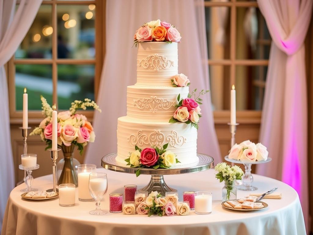 Свадебный торт и его окружение: декор стола десертов — как превратить сладкую станцию в историю любви