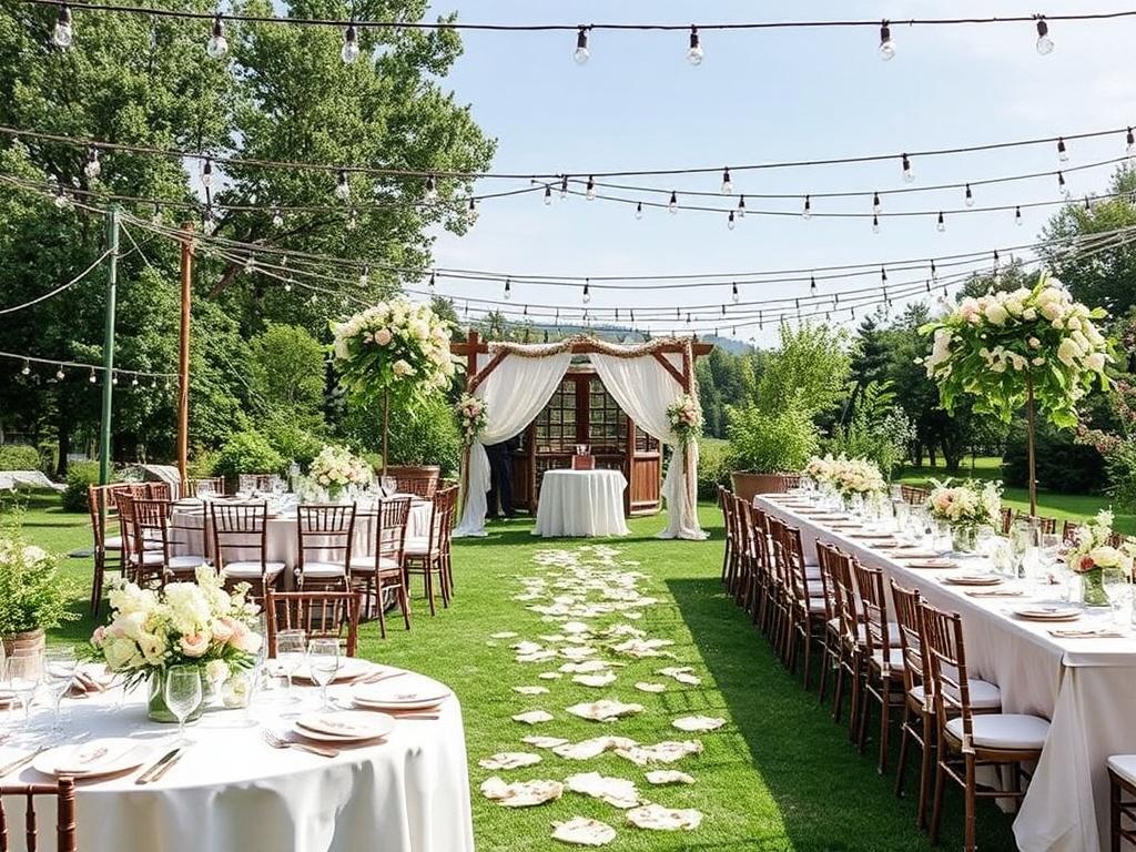Летняя свадьба на природе: оформление и нюансы