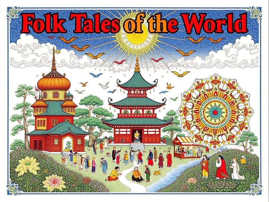 Сказки народов мира: русские избы, японские пагоды, индийские мандалы