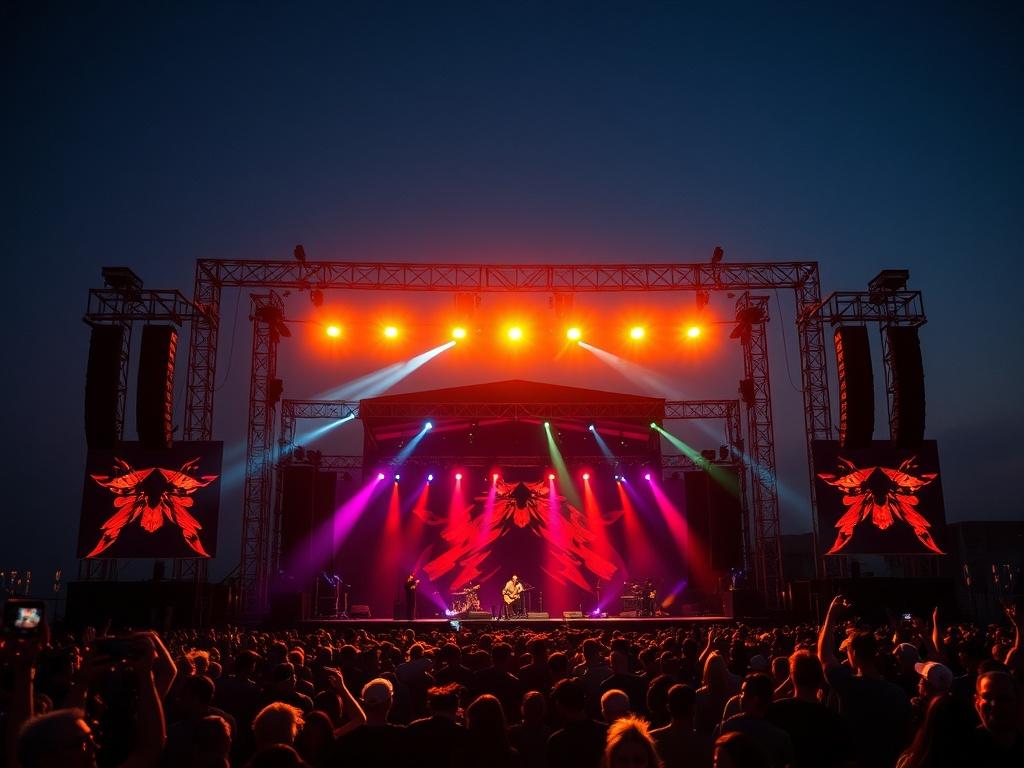 Музыкальный фестиваль: брендинг сцены и фотозоны — как визуальная энергия превращает звук в историю