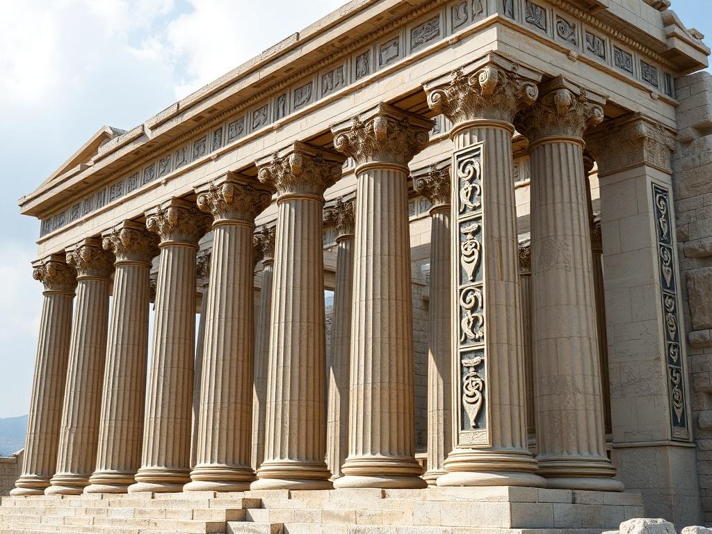 Мифология во времени камня и линий: греческие колонны, египетские иероглифы, кельтские узлы