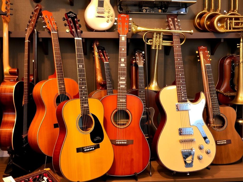 Музыкальные инструменты в декоре: гитары, скрипки, трубы — как звуки превращаются в стиль помещения