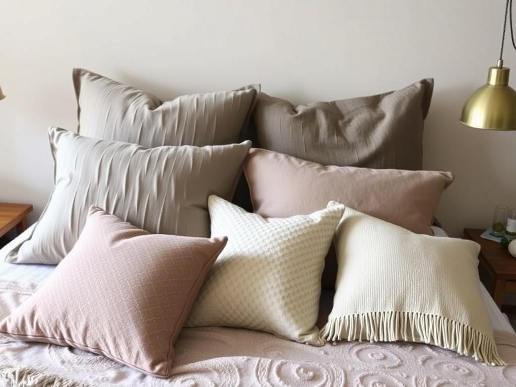 Подушки и пледы: уют для гостей