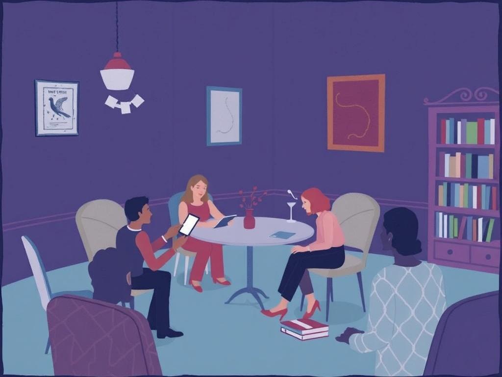 Презентация книги: атмосфера литературного салона