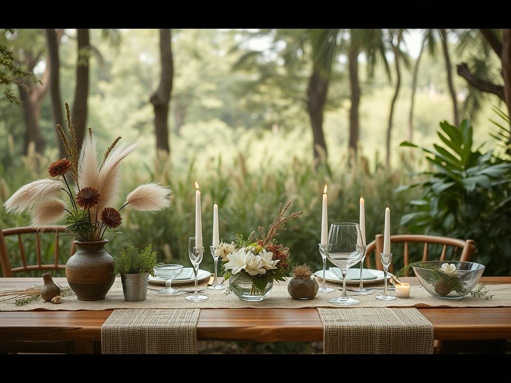 Эко‑свадьба: натуральные материалы и флора