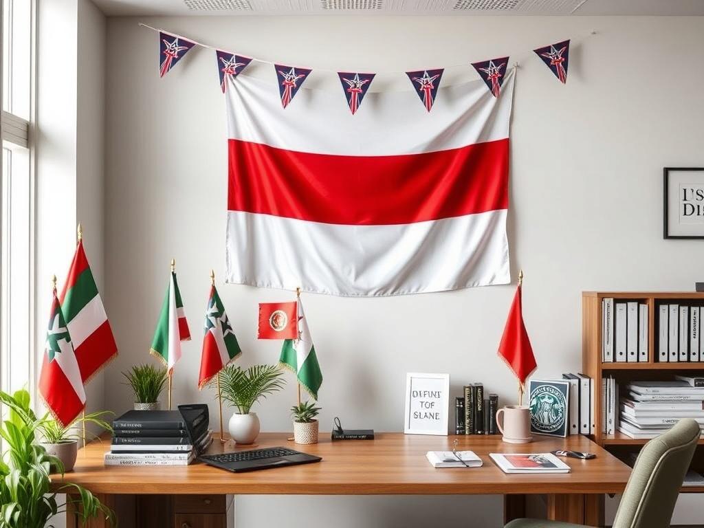 День защитника Отечества: патриотический декор для офиса — как создать пространство, которое держит темп команды