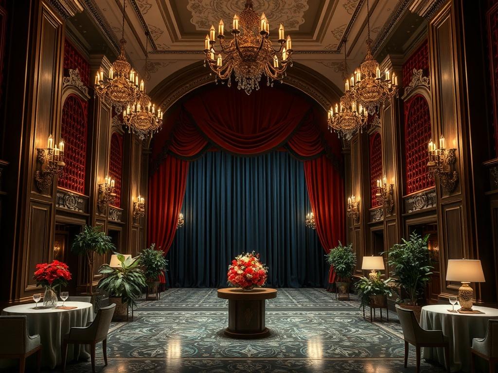 Открытие сезона в театре: торжественный приём и декор фойе