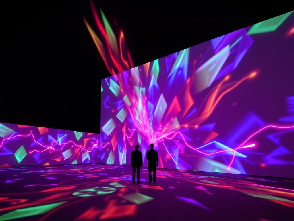 Световые инсталляции: магия проекций и неона